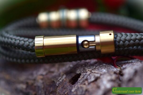 Crematie-as heren gedenk armband sailrope | HSSA1055 - Afbeelding 4