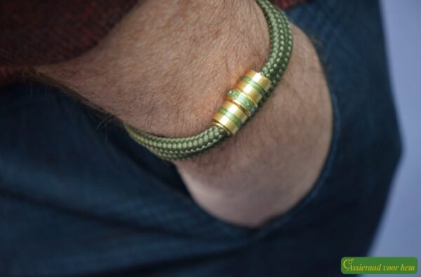 Crematie-as heren gedenk armband sailrope | HSSA1055 - Afbeelding 7