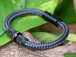 Crematie-as heren gedenk armband sailrope | HSSA1063