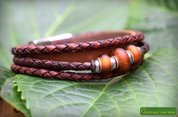 Lederen heren armbanden | HSLA3029