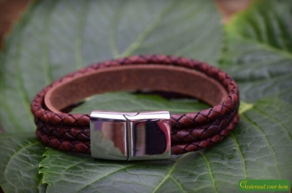 Lederen heren armbanden | HSLA3029 - Afbeelding 5