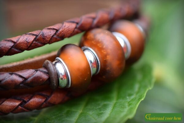 Lederen heren armbanden | HSLA3029 - Afbeelding 8