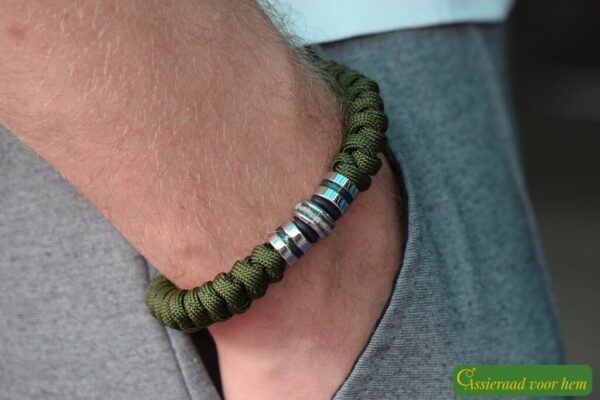 Geknoopte armband voor hem | HSGA2017 - Afbeelding 2