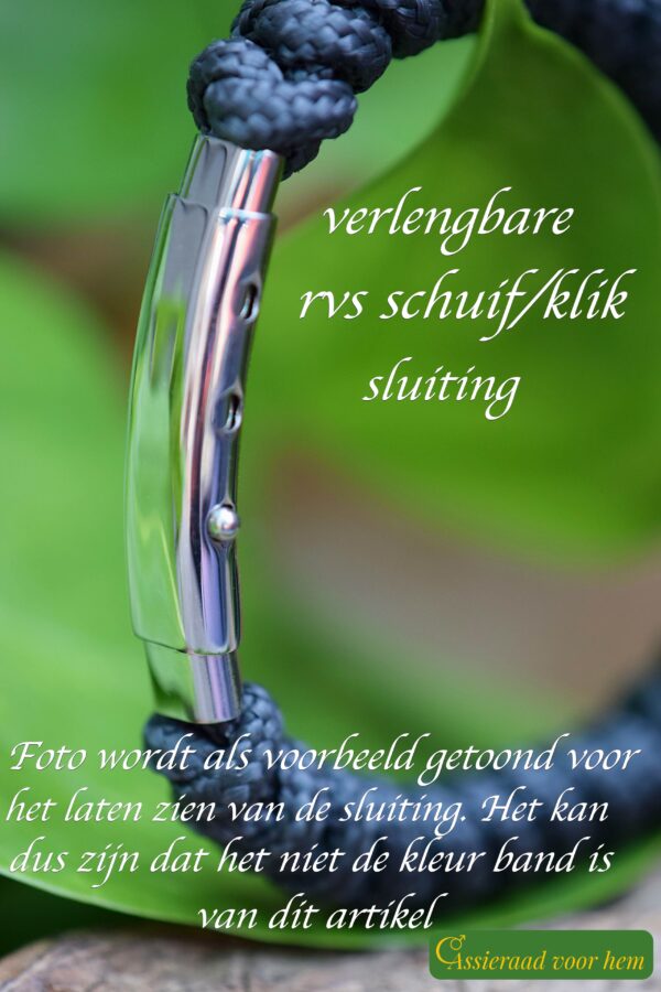 Geknoopte armband voor hem | HSGA2018 - Afbeelding 4