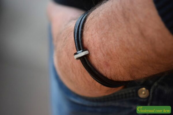 Lederen heren armbanden | HSLA3030 - Afbeelding 5