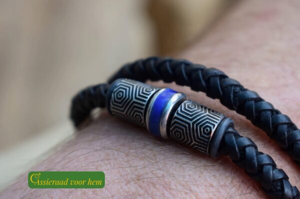 Lederen heren armbanden | HSLA3023 - Afbeelding 3