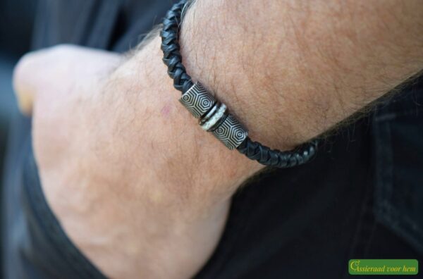 Lederen heren armbanden | HSLA3025 - Afbeelding 3