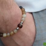 Natuursteen heren armbanden | HSNA4015