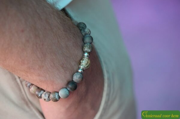 Natuursteen heren armbanden | HSNA4017