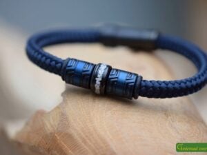 Crematie-as heren gedenk armband sailrope | HSSA1036