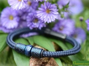 Crematie-as heren gedenk armband sailrope | HSSA1045