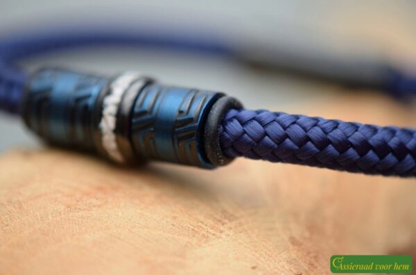 Crematie-as heren gedenk armband sailrope | HSSA1056 - Afbeelding 4