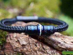 Crematie-as heren gedenk armband sailrope | HSSA1057