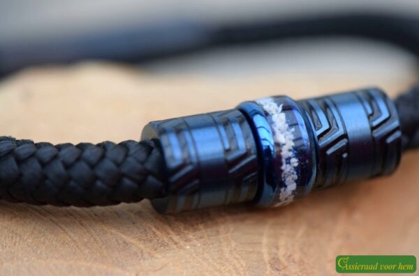 Crematie-as heren gedenk armband sailrope | HSSA1057 - Afbeelding 4