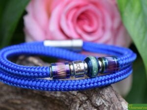 Crematie-as heren gedenk armband sailrope | HSSA1038