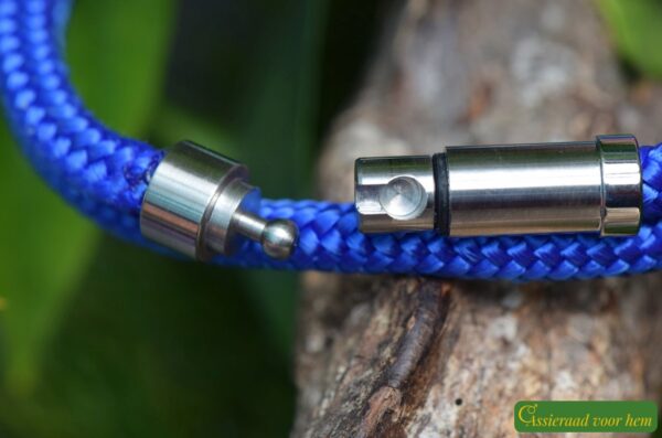 Crematie-as heren gedenk armband sailrope | HSSA1038 - Afbeelding 6