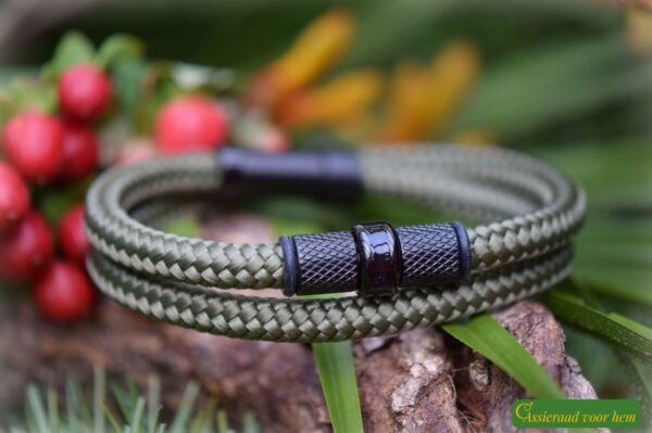 Crematie-as heren gedenk armband sailrope | HSSA1034