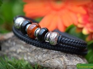 Crematie-as heren gedenk armband sailrope | HSSA1051