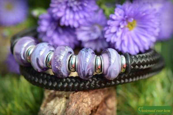 Crematie-as heren gedenk armband sailrope | HSSA1061 - Afbeelding 9