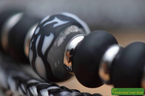 Crematie-as heren gedenk armband sailrope | HSSA1042 - Afbeelding 2