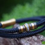 Crematie-as heren gedenk armband sailrope | HSSA1054