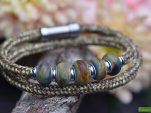 Crematie-as heren gedenk armband sailrope | HSSA1067