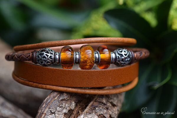 Lederen heren armbanden | HSLA3038