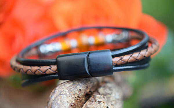 Lederen heren armbanden | HSLA3039 - Afbeelding 4