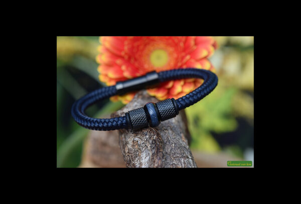 Crematie-as heren gedenk armband sailrope | HSSA1066