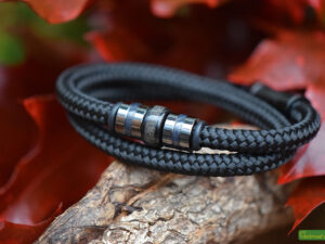 Crematie-as heren gedenk armband sailrope | HSSA1064
