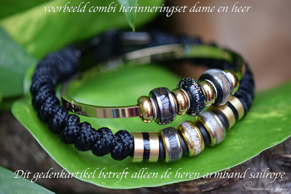 MBHA5007 | Meerdere bewerkingen heren armband - Afbeelding 2