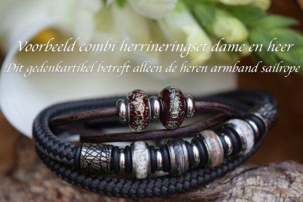 MBHA5008 | Meerdere bewerkingen heren armband - Afbeelding 2